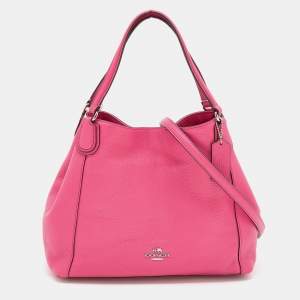 Coach Dahlia Leather Edie Shoulder Bag