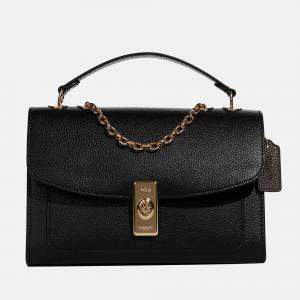 Coach Black - Leather - Crossbody Shoulder Bag