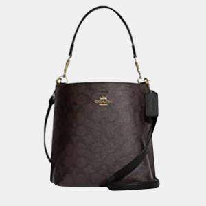 Coach Black Canvas Bucket Bag