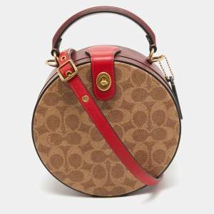 Coach Multicolor Signature Coated Canvas and Lunar New Year Circle Bag