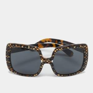 Coach Tortoise Brown/Black 551987 Spotty Oversized Sunglasses