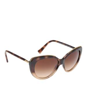 Coach Glitter Dark Tortoise/ Brown Gradient HC8157 Cat Eye Sunglasses