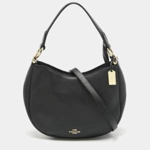 Coach Black Leather Nomad Hobo