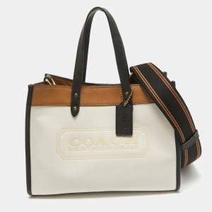 Coach Multicolor Leather Coach Badge Field 30 Tote