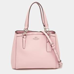 Coach Pink Leather Minetta Tote