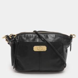 Coach Black Leather Crossbody Bag