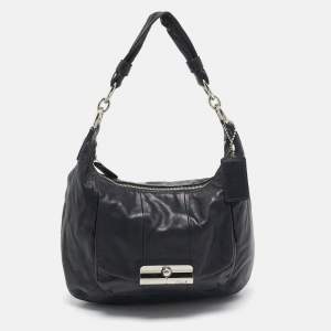 Coach Black Leather Kristin Hobo