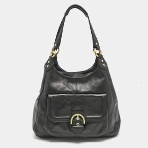 Coach Black Leather Campbell Hobo