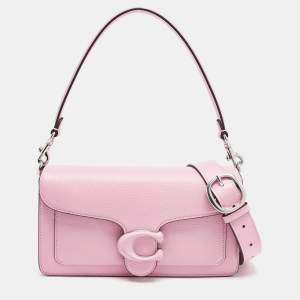 Pre Owned Coach Pink Leather Tabby 26 Shoulder Bag