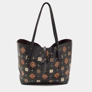 Coach Black Leather Upcrafted Market Tote