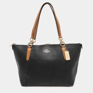 Coach Black Leather Ava Tote