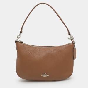 مملوكة مسبقًا Coach Chelsea Brown Leather Hobo