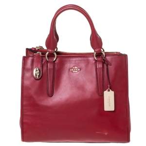 Coach Red Leather Crosby Tote