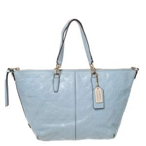 Coach Grey Leather Kelsey Satchel