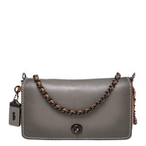Coach Multicolor Leather Dinky Crossbody Bag
