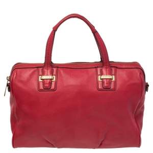 Coach Red Leather Taylor Satchel