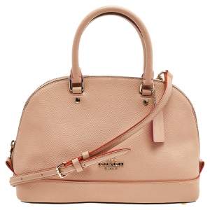 Coach Beige Leather Sierra Satchel