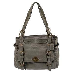 Coach Grey Leather Legacy Garcia Tote