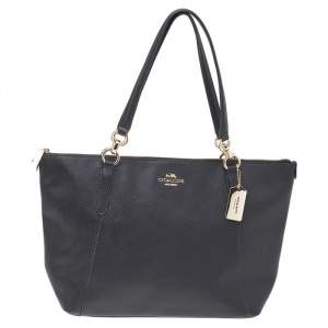 Coach Black Leather Madison Tote
