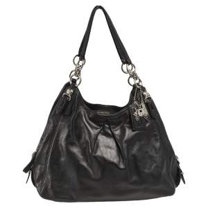 Coach Black Leather Shoulder Bag