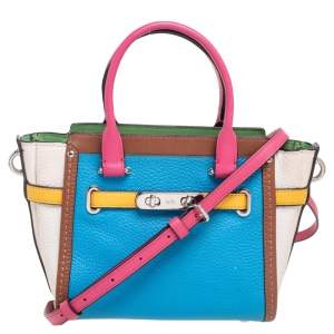 Coach Multicolor Leather Swagger 20 Tote