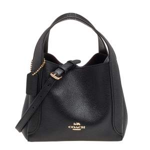 Coach Black Leather Hadley 21 Hobo