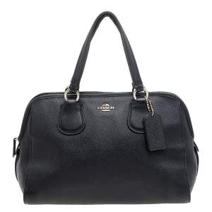 Coach Black Leather Nolita Satchel