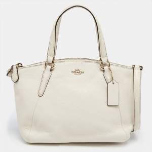 Coach Off White Leather Mini Kelsey Satchel