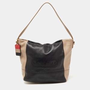 Coach Brown/Beige Leather Legacy Weekend Hobo