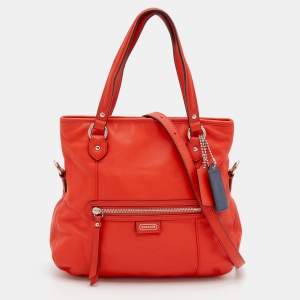 Coach Red Leather Legacy Shoulder Bag