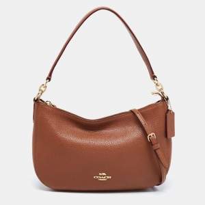Coach Brown Leather Chelsea Shoulder Bag