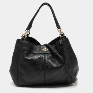 Coach Black Leather Lexy Tote