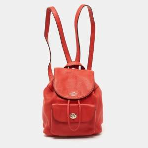 Coach Red Leather Mini Billie Backpack