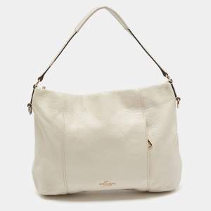 Coach Cream Leather East West Isabelle Hobo