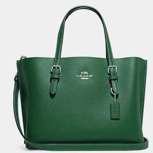 Coach Green Leather Mollie 25 Tote