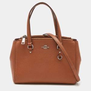 Coach Brown Leather Stanton 26 Carryall Tote