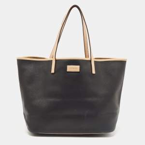 Coach Black Leather Large Metro Tote