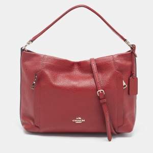 Coach Red Leather Crossbody Bag