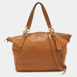 Coach Brown Leather Small Kelsey Satchel