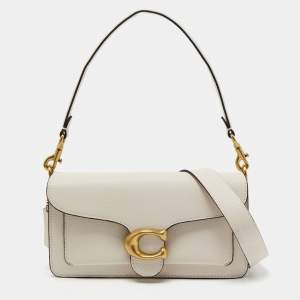 Pre Owned Coach Off White Leather Tabby 26 Shoulder Bag
