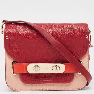 Coach Multicolor Leather Small Swagger Shoulder Bag