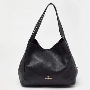 Coach Black Leather Hadley Hobo