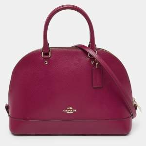 Coach Fuchsia Leather Sierra Satchel