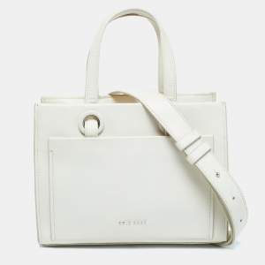 Cole Haan Off  White Leather Grand Series Tote