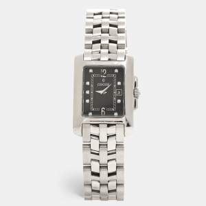 Concord Black Stainless Steel Diamond Sportivo 14.36.622.1 Women's Wristwatch 26 mm