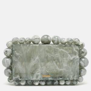 Cult Gaia Grey Acrylic Seaspray EOS Clutch