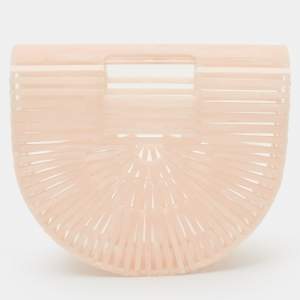 Pre Owned Cult Gaia Ark Mini Pink Acrylic Clutch