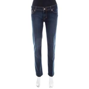 D&G Blue Denim Low Rise Regular Fit Jeans L 