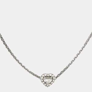 Pre Owned De Beers Aura Solitare Diamonds 18k White Gold Bracelet