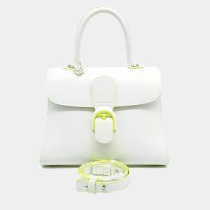 Delvaux White Leather Briand MM bag